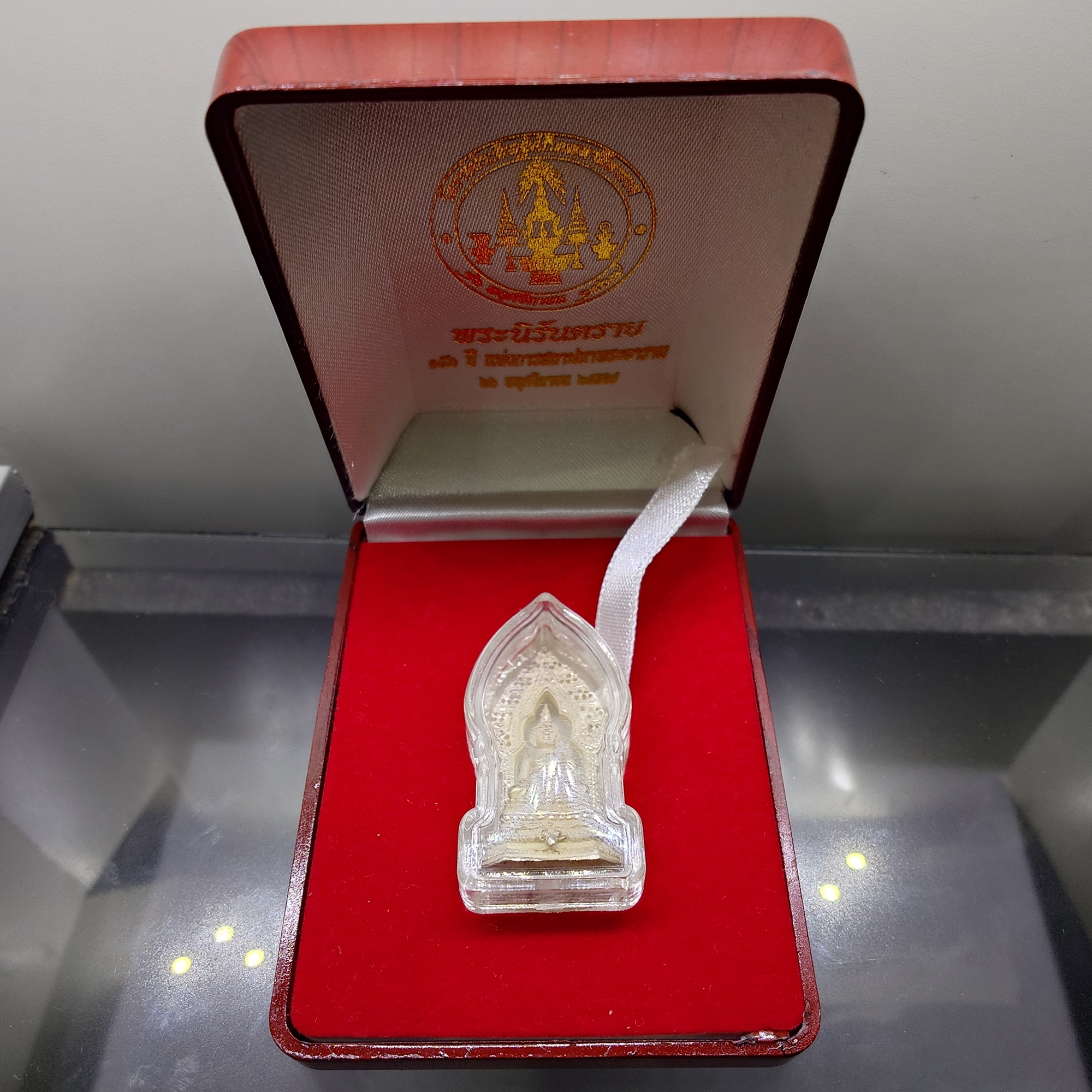 พระนิรันตราย ๑๕๐ ปี แห่งการสถาปนา วัดราชประดิษฐสถิตมหาสีมาราม ปี2557 เนื้อเงิน พร้อมกล่องเดิม