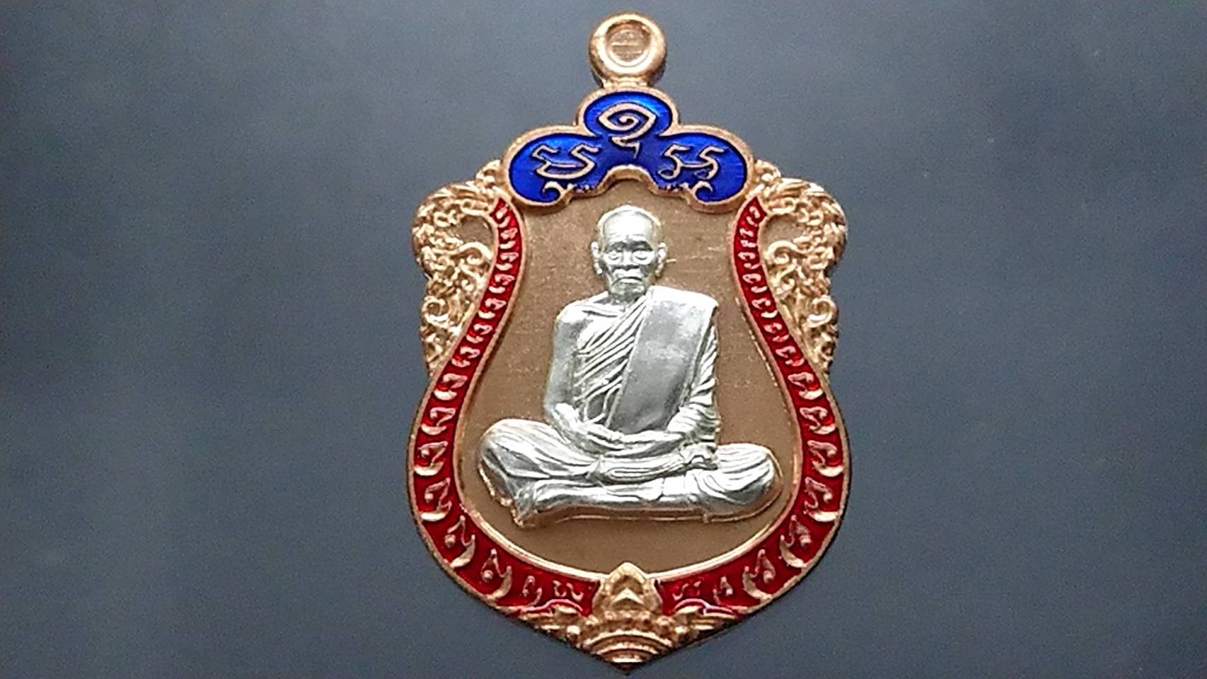 เหรียญมหาเศรษฐี 99 ทองแดงหน้ากากเงินแท้ แถมยกกล่อง(ป๋อง สุพรรณ) หลวงพ่อพัฒน์ วัดห้วยด้วน