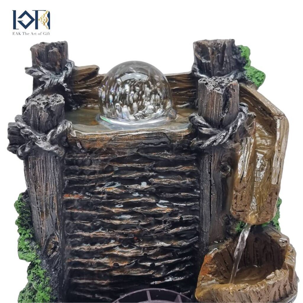 น้ำพุตั้งโต๊ะมีลูกแก้ว รุ่นกังหันวิดเงิน1099 มงคลเรียกทรัพย์เสริมฮวงจุ้ย ของขวัญเปิดร้านขึ้นบ้านใหม่