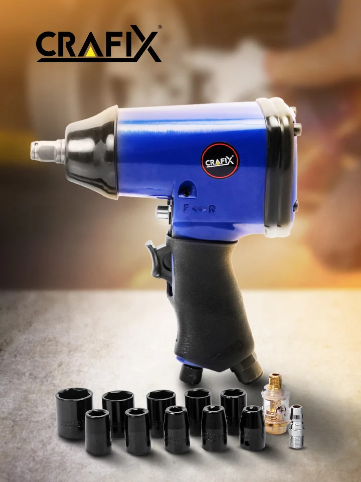 รหัสสินค้า 249 CRAFIX ชุดบล็อกลมกระแทกขนาด 1/2"