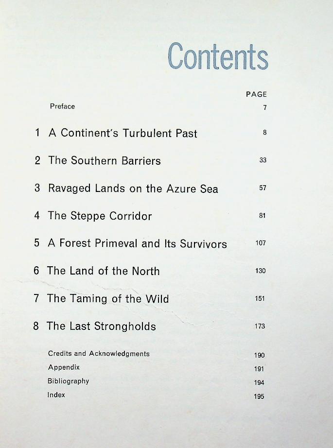 LIFE NATURE LIBRARY : THE LAND AND WILDLIFE OF EURASIA