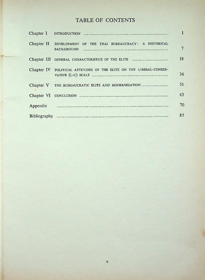 POLITICAL ATTITUDES OF THE BUREAUCRATIC ELITE AND MODERNIZATION IN THAILAND