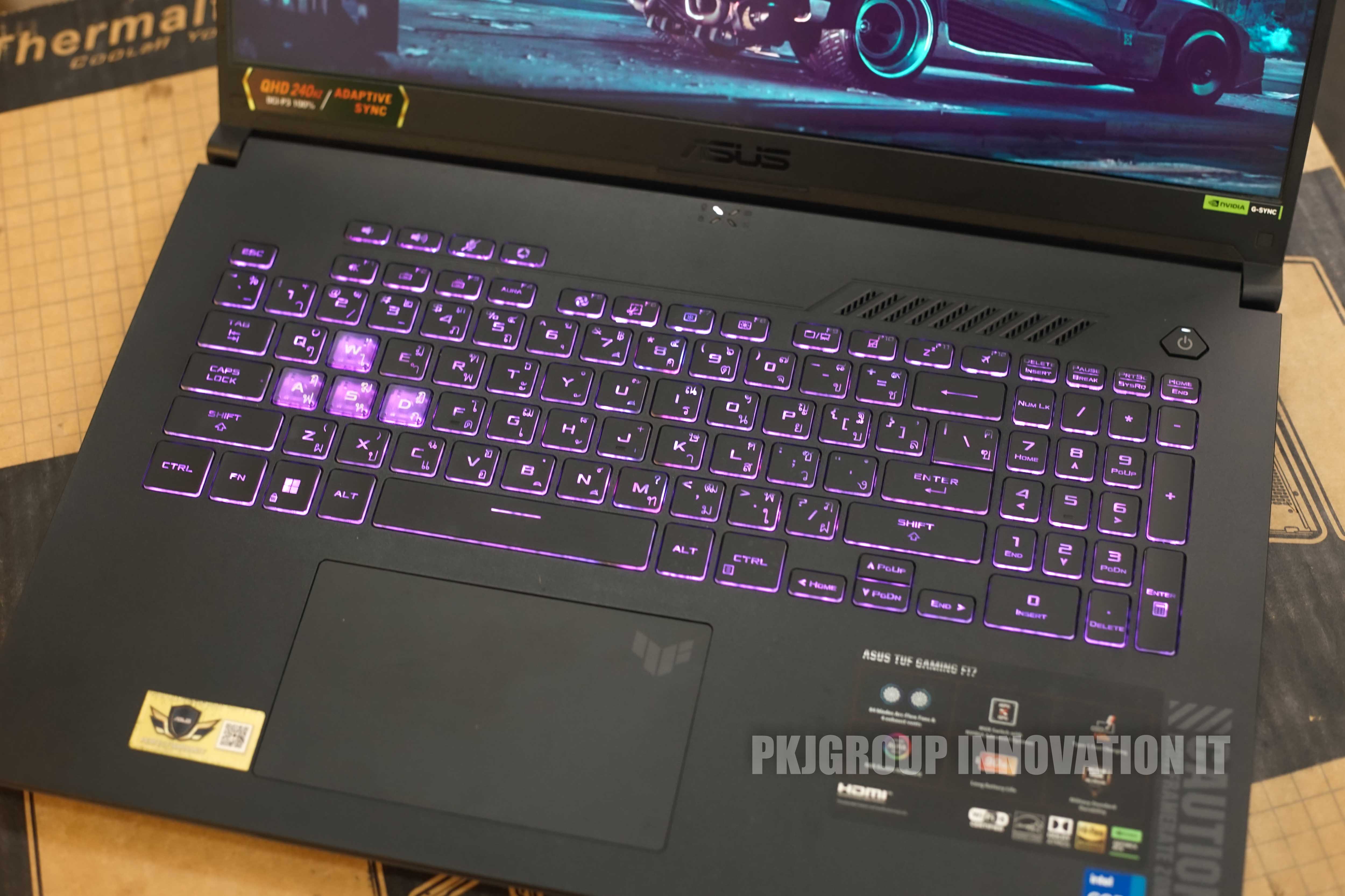 โน๊ตบุ๊คเล่นเกมมือสองจอใหญ่ Asus TUF A17 FX707ZV4-LL021W i7-12700H RAM 16 GB SSD 512GB RTX4060