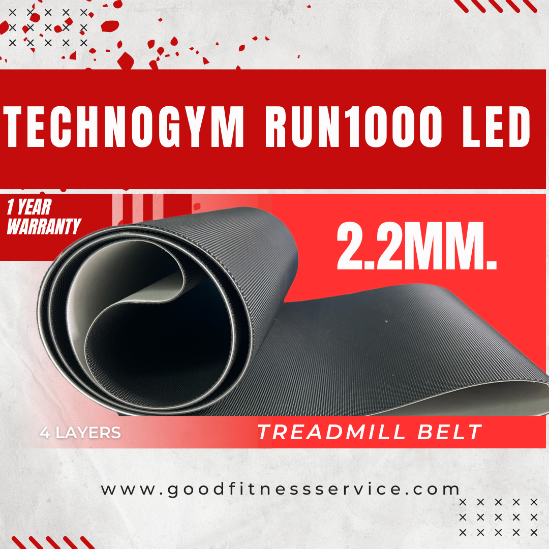 สายพานลู่วิ่งไฟฟ้า technogym run1000 led Treadmill beltหนา2.2มม