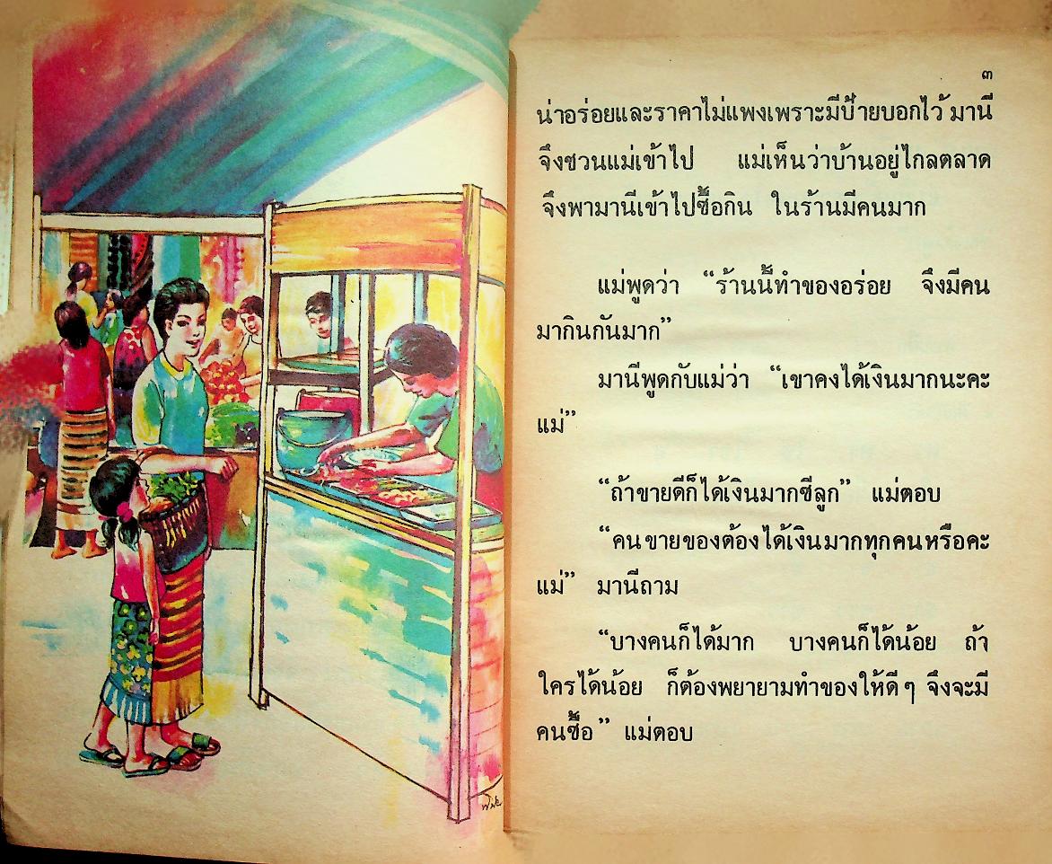 หนังสือเรียนภาษาไทย ชั้นประถมศึกษาปีที่ ๒ เล่ม ๑ (มานี มานะ)