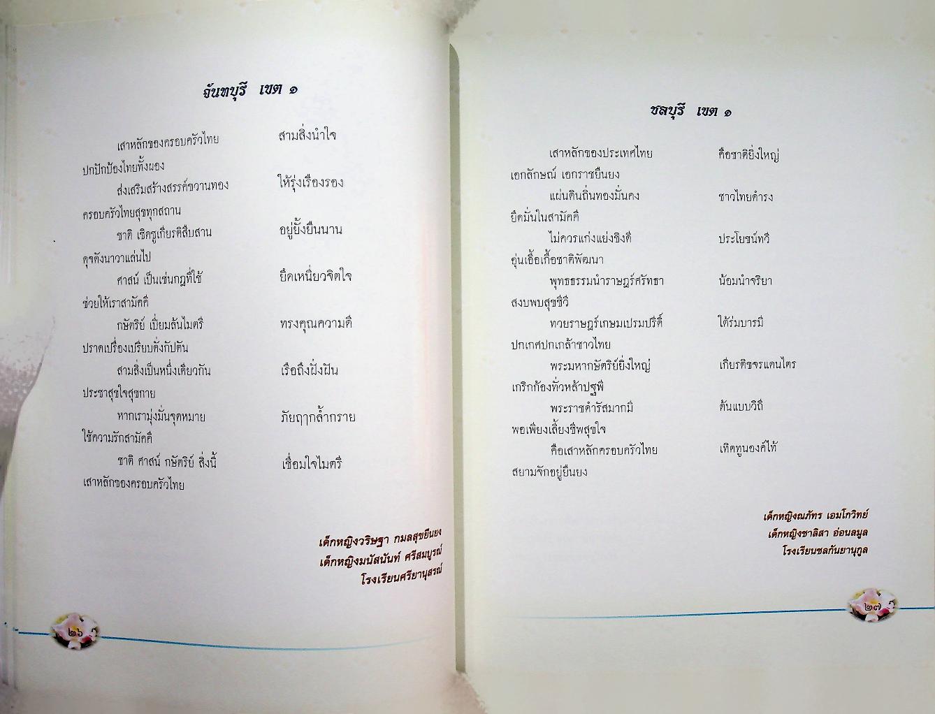 แก้วกานท์ รวมบทร้อยกรองนักเรียนชนะการประกวด ปี ๒๕๕๑