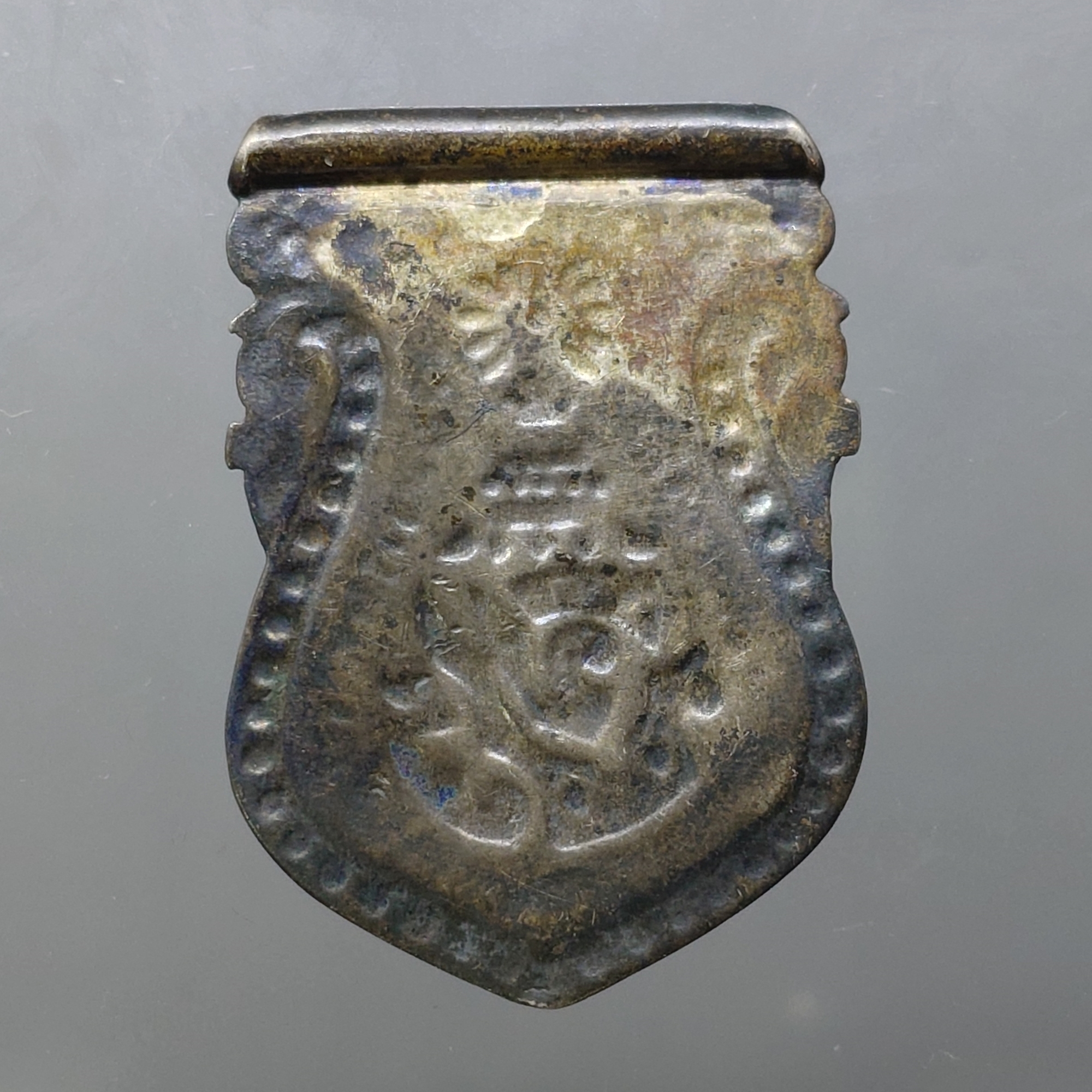 เหรียญเสมาที่ระลึก จปร เหรียญพระราชทานสำหรับเด็กเด็ก รัชกาลที่5 ร.ศ120 (พ.ศ.2444) หายาก