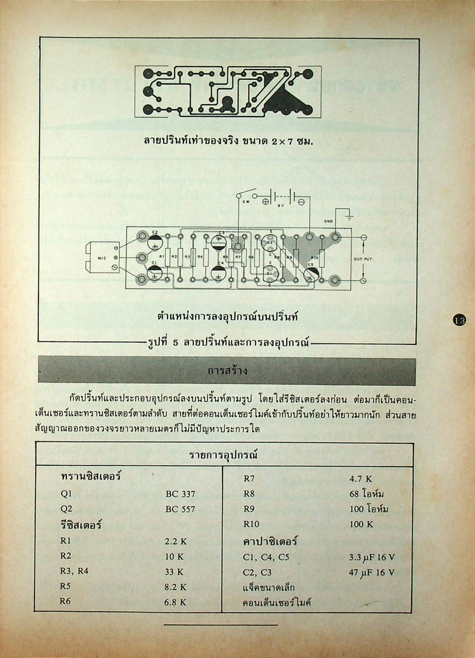 เครื่องรับส่ง เล่ม 4 TRANSCEIVER สำหรับผู้สนใจการสร้าง-ซ่อม เครื่องรับส่งวิทยุ