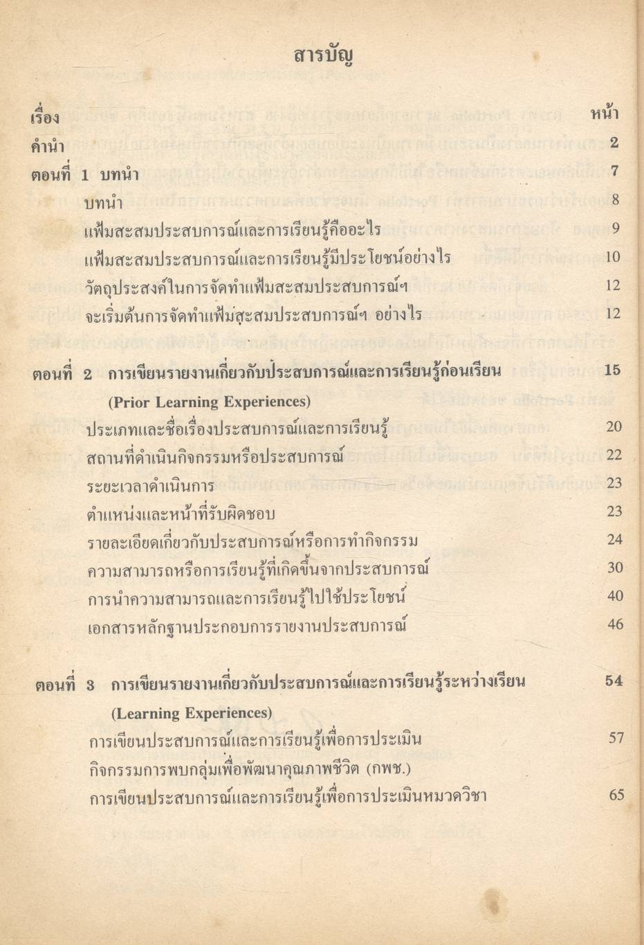 การจัดทำแฟ้มสะสมประสบการณ์และการเรียนรู้ (Portfolio)