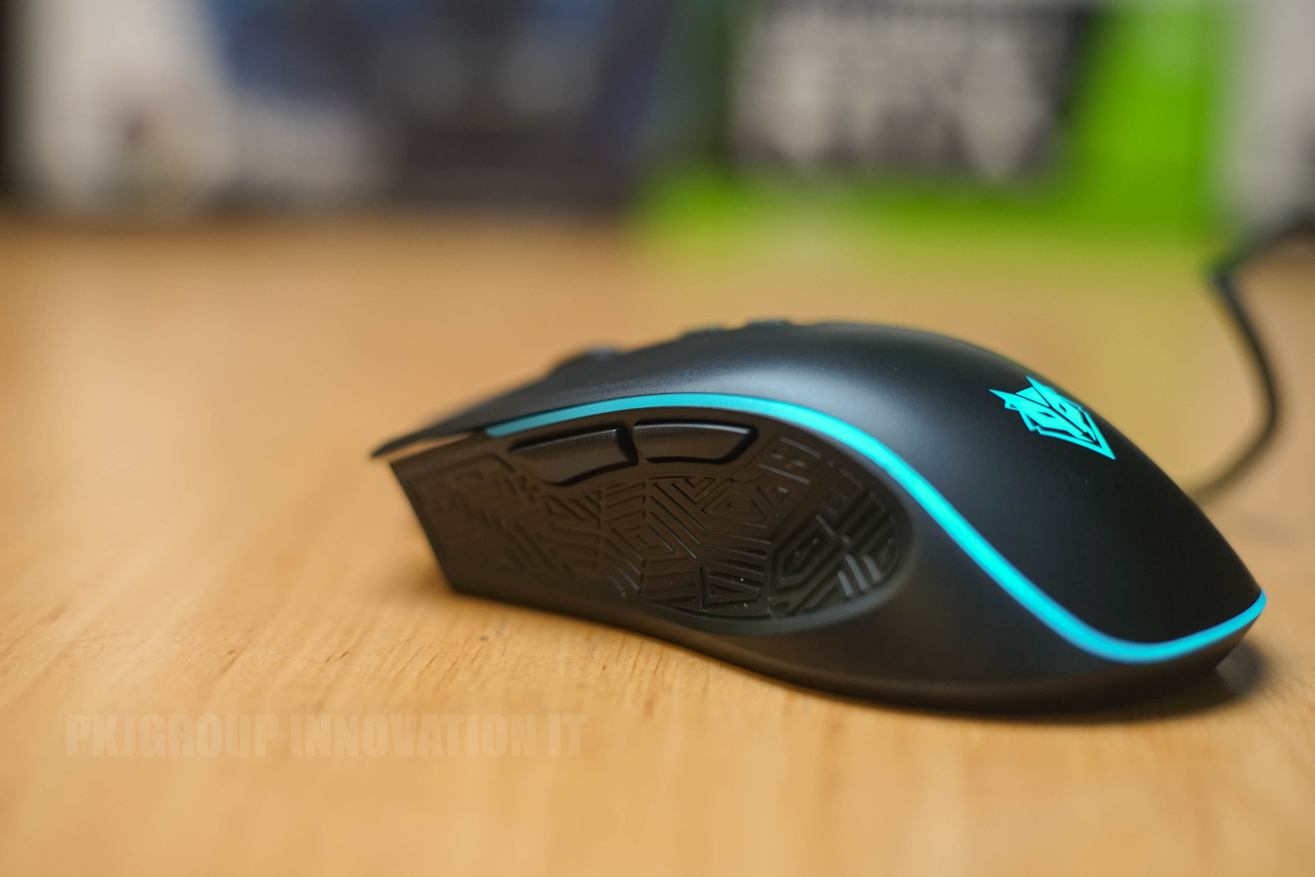 เมาส์เกมมิ่ง Nubwo NM-96 Black สีดำเท่ห์ๆ มีปุ่มข้างเมาส์ ราคาถูก