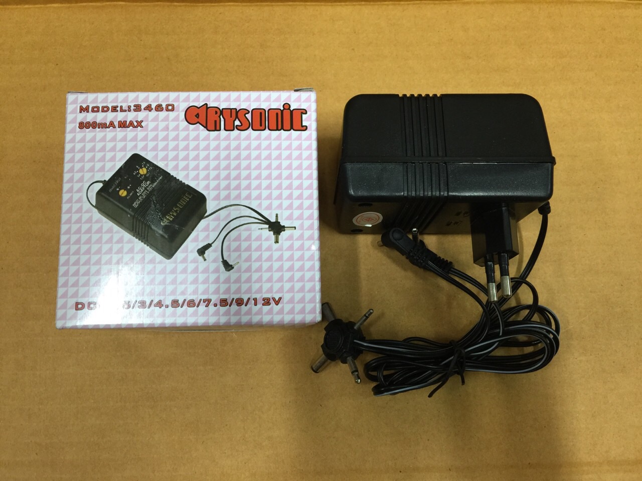 หม้อแปลง Adapter 1.5-12V รุ่น AC-3460 (800mA) 6 in 1