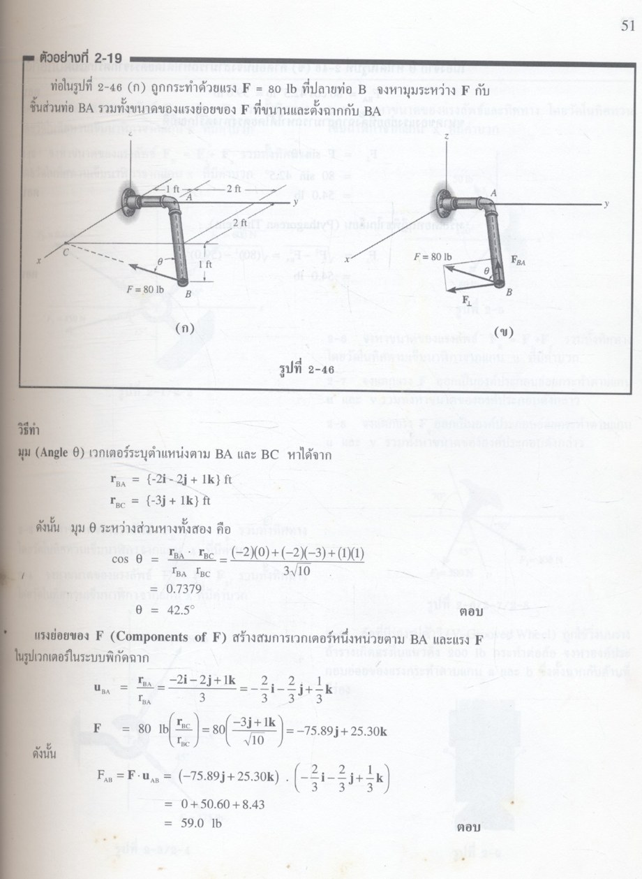 กลศาสตร์วิศวกรรม ภาคสถิตศาสตร์