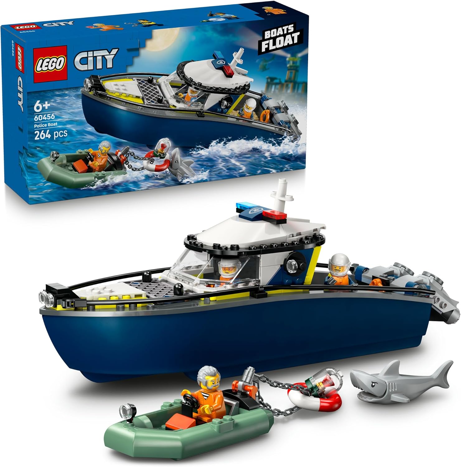 **MTS Toys**เลโก้ Lego 60456 City : Police Boat Chase