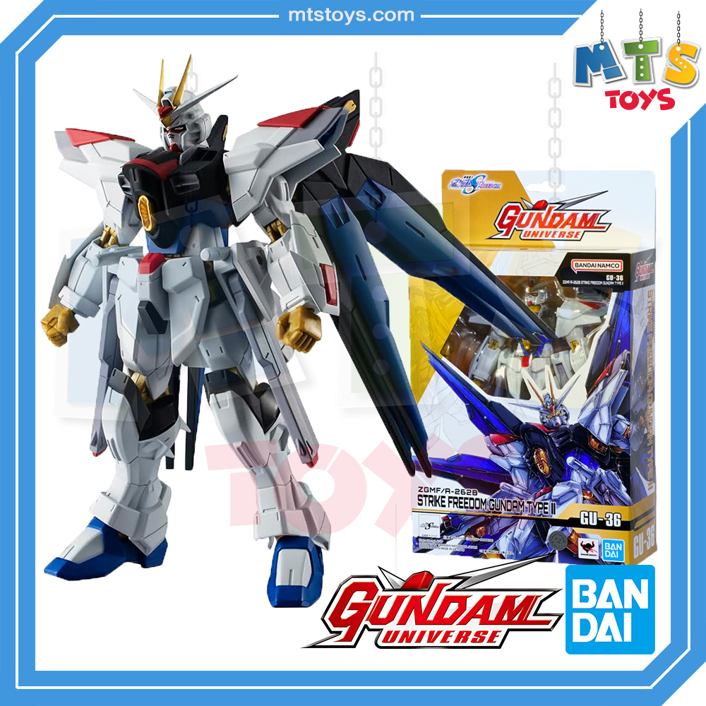 **MTS Toys**กันดั้ม GU-36 Gundam Universe 1/144 : ZGMF-X20A Strike Freedom Gundam Type II