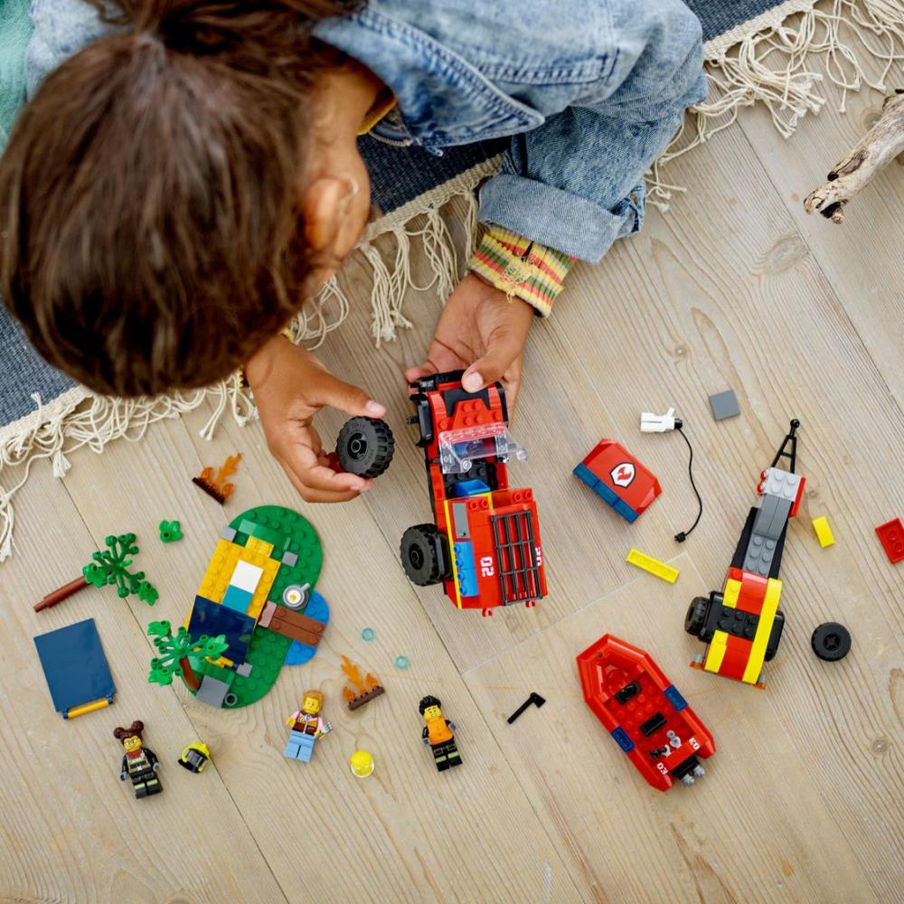 **MTS Toys**เลโก้ Lego 60412 City : 4X4 Fire Truck With Rescue Boat