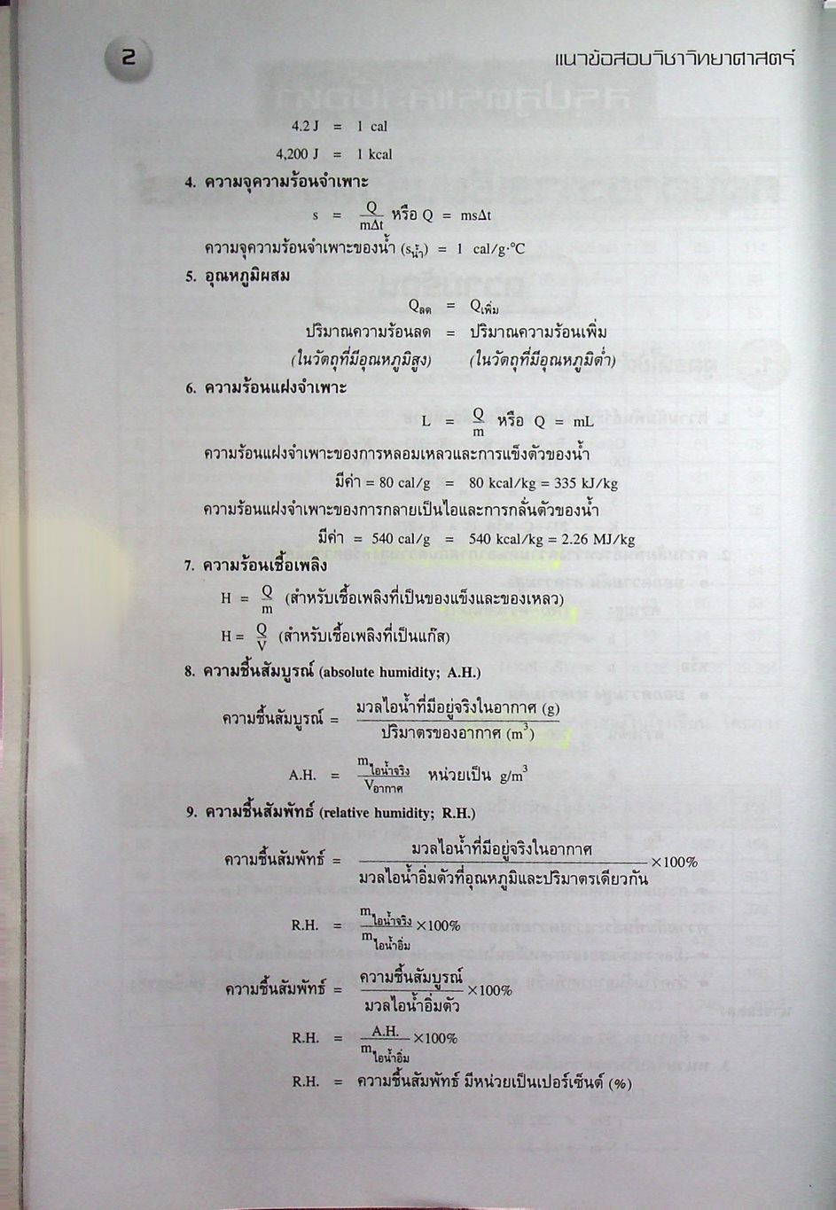 แนวข้อสอบวิชา วิทยาศาสตร์ ม.3 เข้า ม.4 ร.ร.มหิดลฯ ร.ร.จุฬาภรณฯ และ ร.ร.เตรียมอุดมฯ