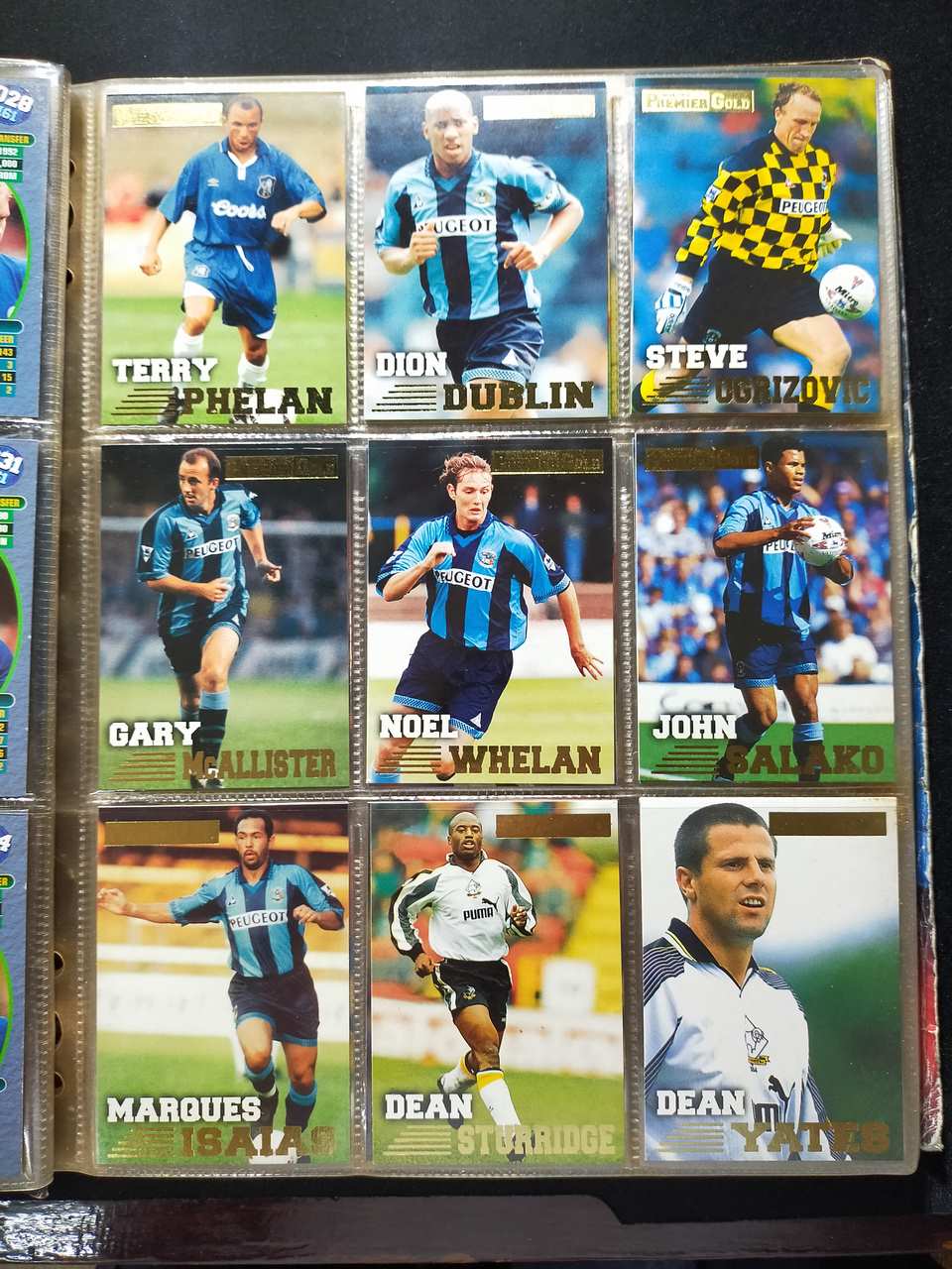 MERLIN'S PREMIER GOLD TRADING CARDS 1996-97 SEASON