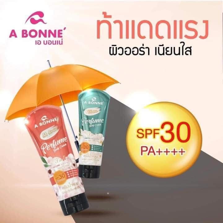 เอบอนเน่ เพอร์ฟูม บอดี้ ครีม A BONNE Perfume Body Cream SPF 30 PA++++ 200 มล.