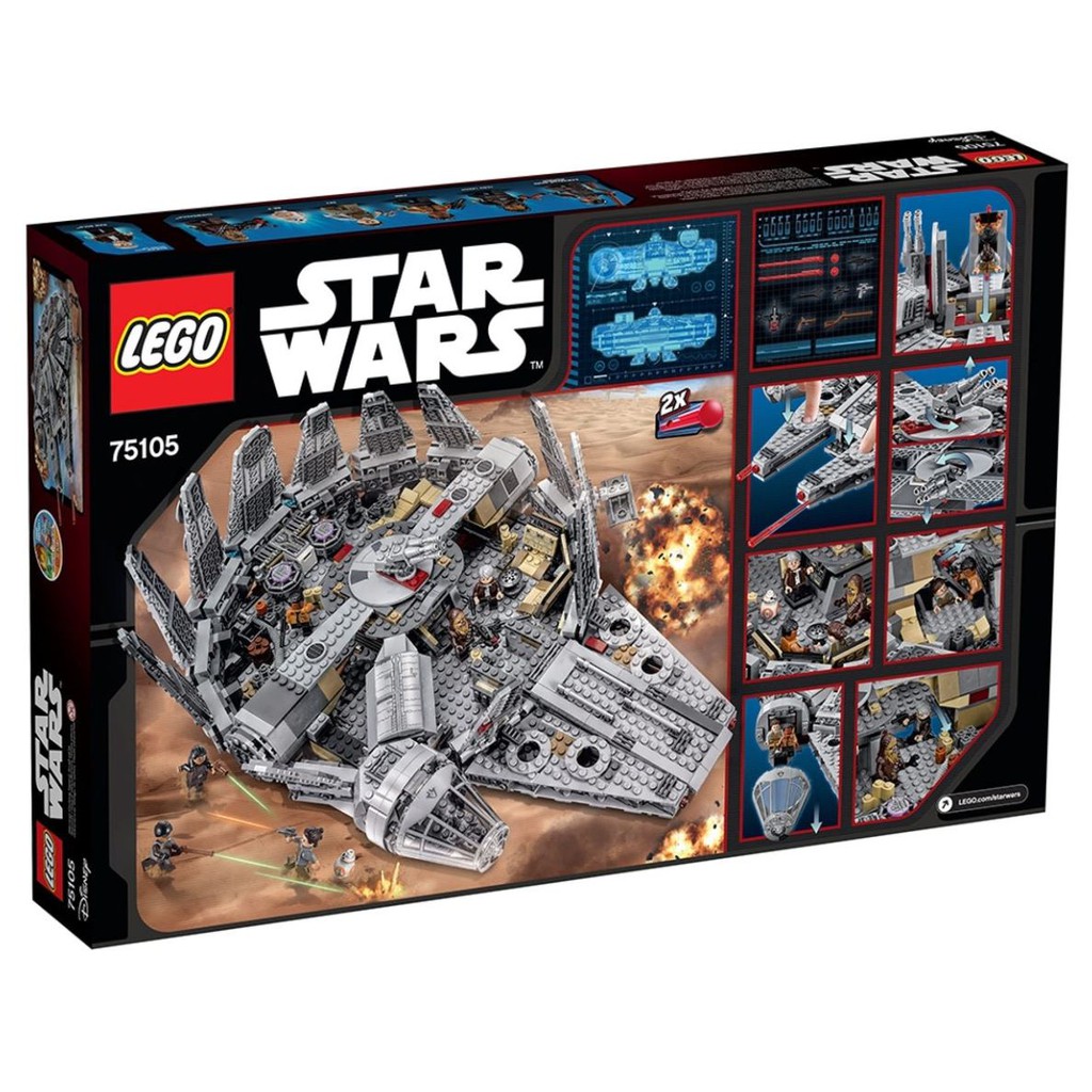 **MTS Toys**เลโก้ Lego Star Wars 75105 : Millennium Falcon