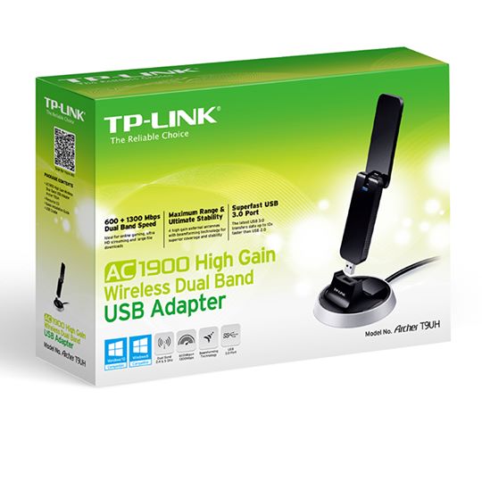 USB Wireless แบบ Dual band TP-Link AC1900 High Gain Wireless