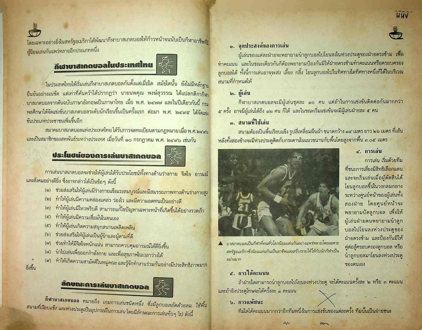 หนังสือเรียนพลานามัย รายวิชา พ 021-พ 026 บาสเกตบอล ระดับมัธยมศึกษาตอนต้นและตอนปลาย