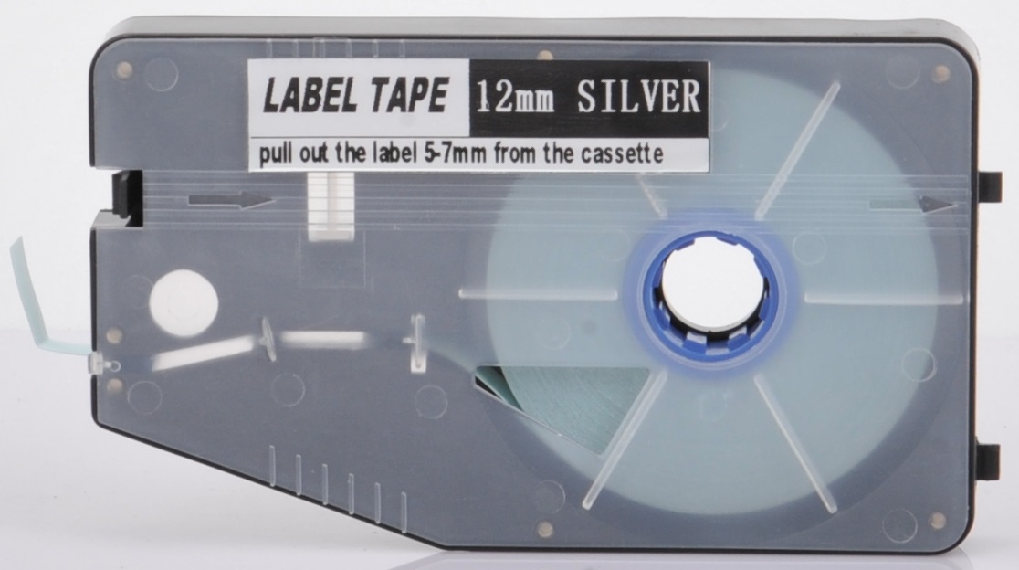 12 MM LABEL TAPE SILVER (สำหรับ LK330)