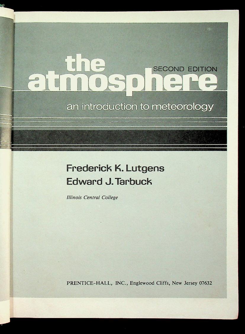 the atmosphere an introduction to meteorology