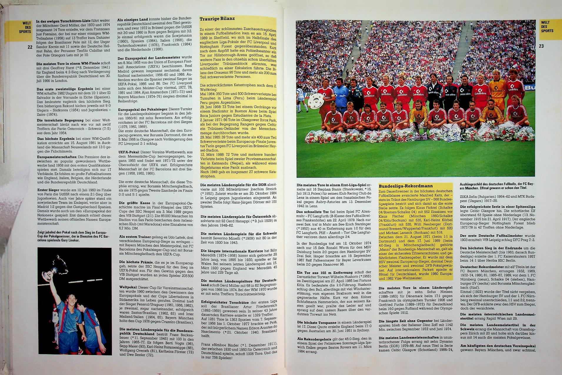 GUINNESS BUCH DER REKORDE 1990 (ฉบับภาษาเยอรมัน)