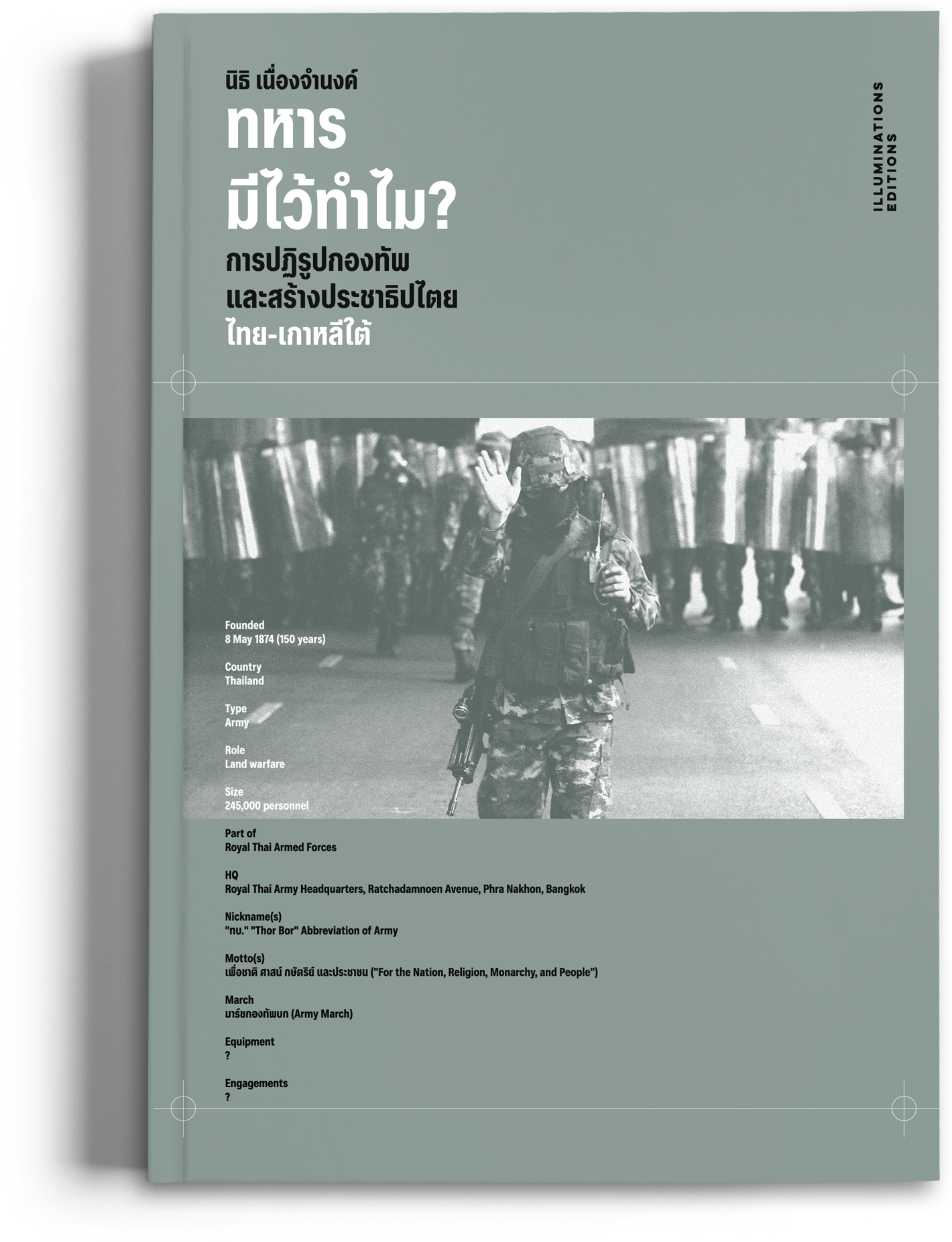 หนังสือ 'ทหารมีไว้ทำไม? : การปฏิรูปกองทัพและสร้างประชาธิปไตยไทย-เกาหลีใต้'
