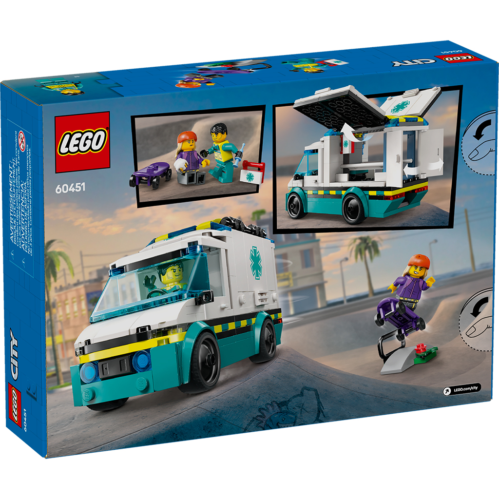 **MTS Toys**เลโก้ Lego 60451 City : Emergency Ambulance
