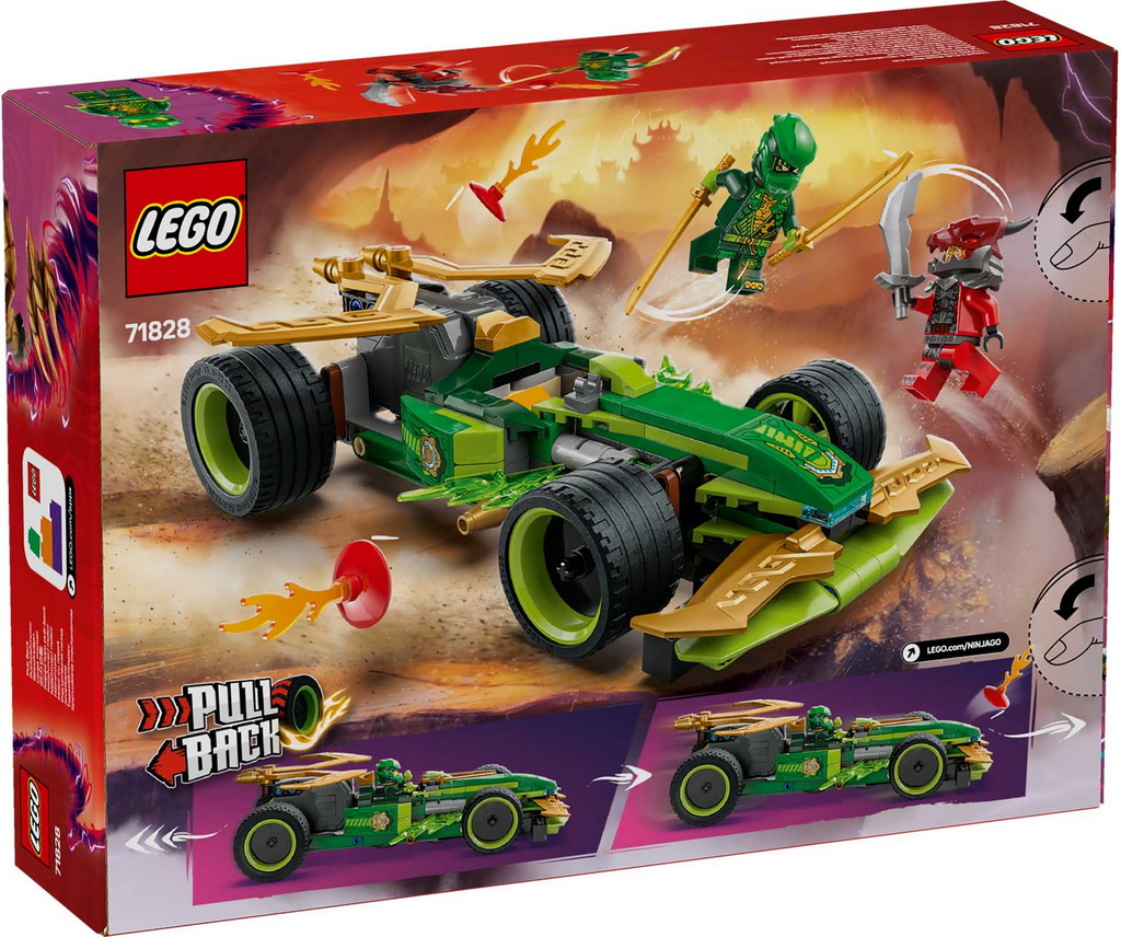 **MTS Toys**เลโก้ Lego 71828 Ninjago : Lloyd's Pull-Back Race Car