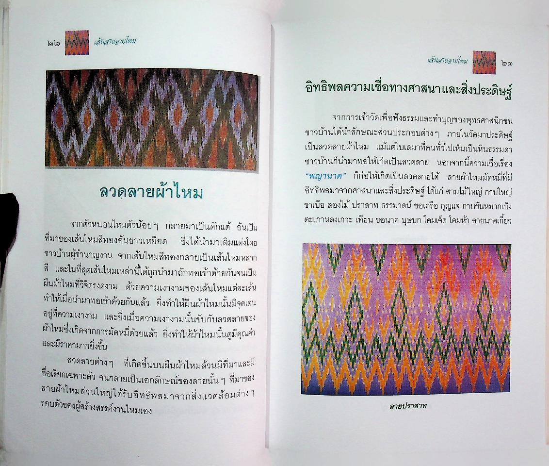 หนังสืออ่านเพิ่มเติมตามความต้องการของท้องถิ่น ระดับมัธยมศึกษา เส้นสายลายไหม