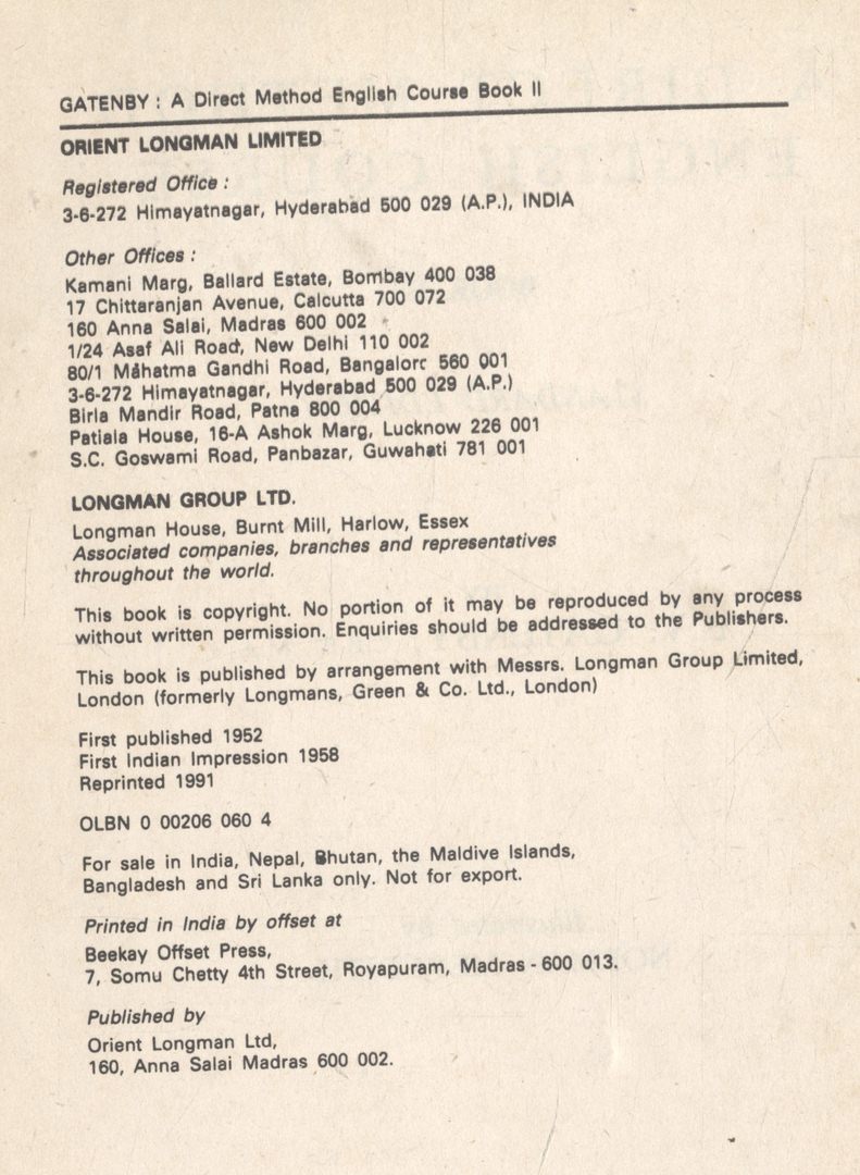 A DIRECT METHOD ENGLISH COURSE BOOK TWO