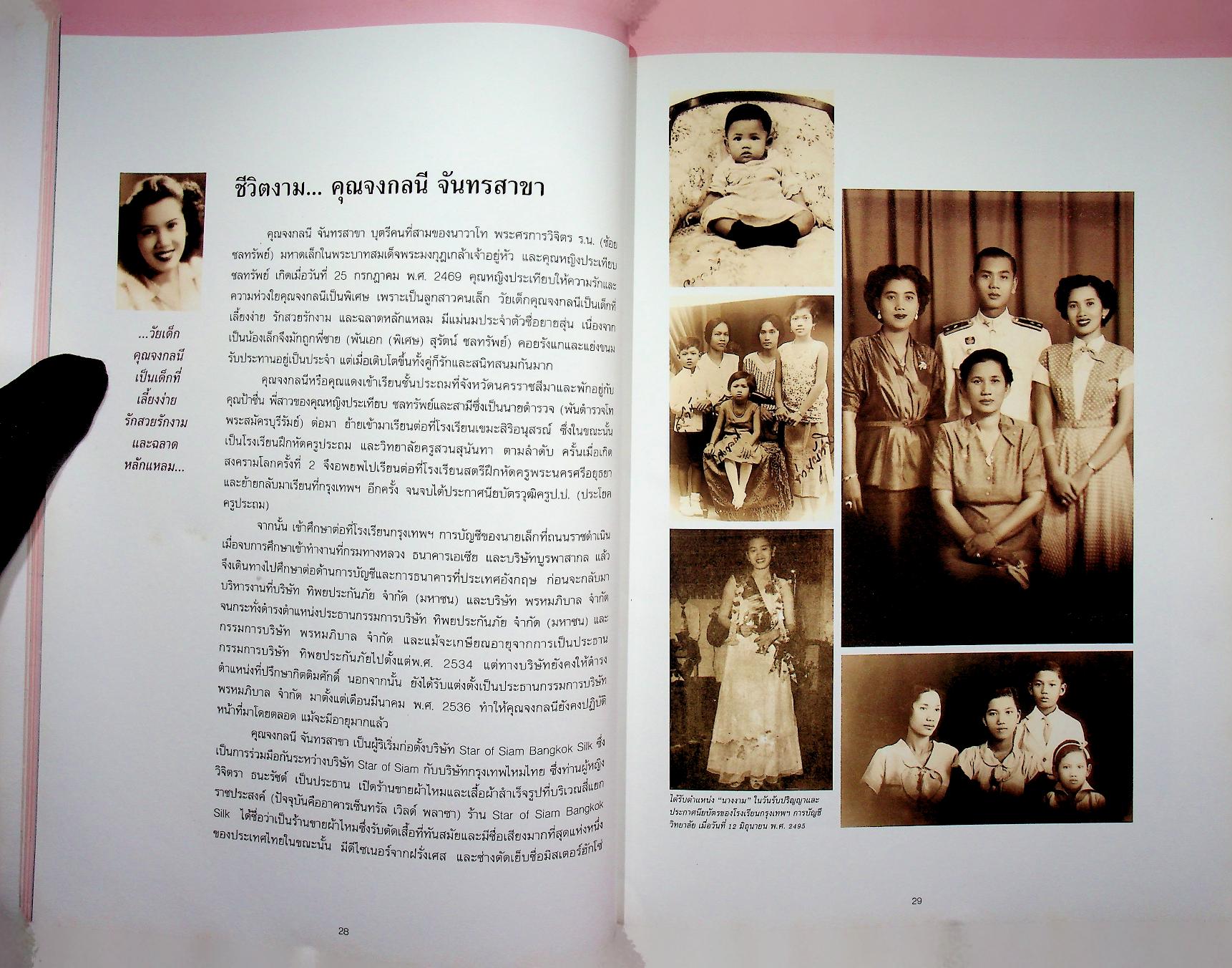 ที่ระลึกงานพระราชทานเพลิงศพ คุณจงกลนี จันทรสาขา