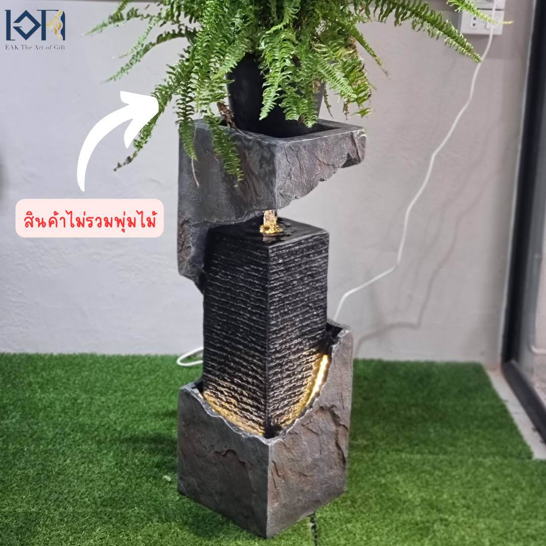 น้ำพุหน้าบ้าน รุ่นFF1019 อ่างน้ำพุล้นเสริมฮวงจุ้ยแต่งสวน น้ำพุน้ำล้นเสริมฮวงจุ้ยวางหน้าบ้าน