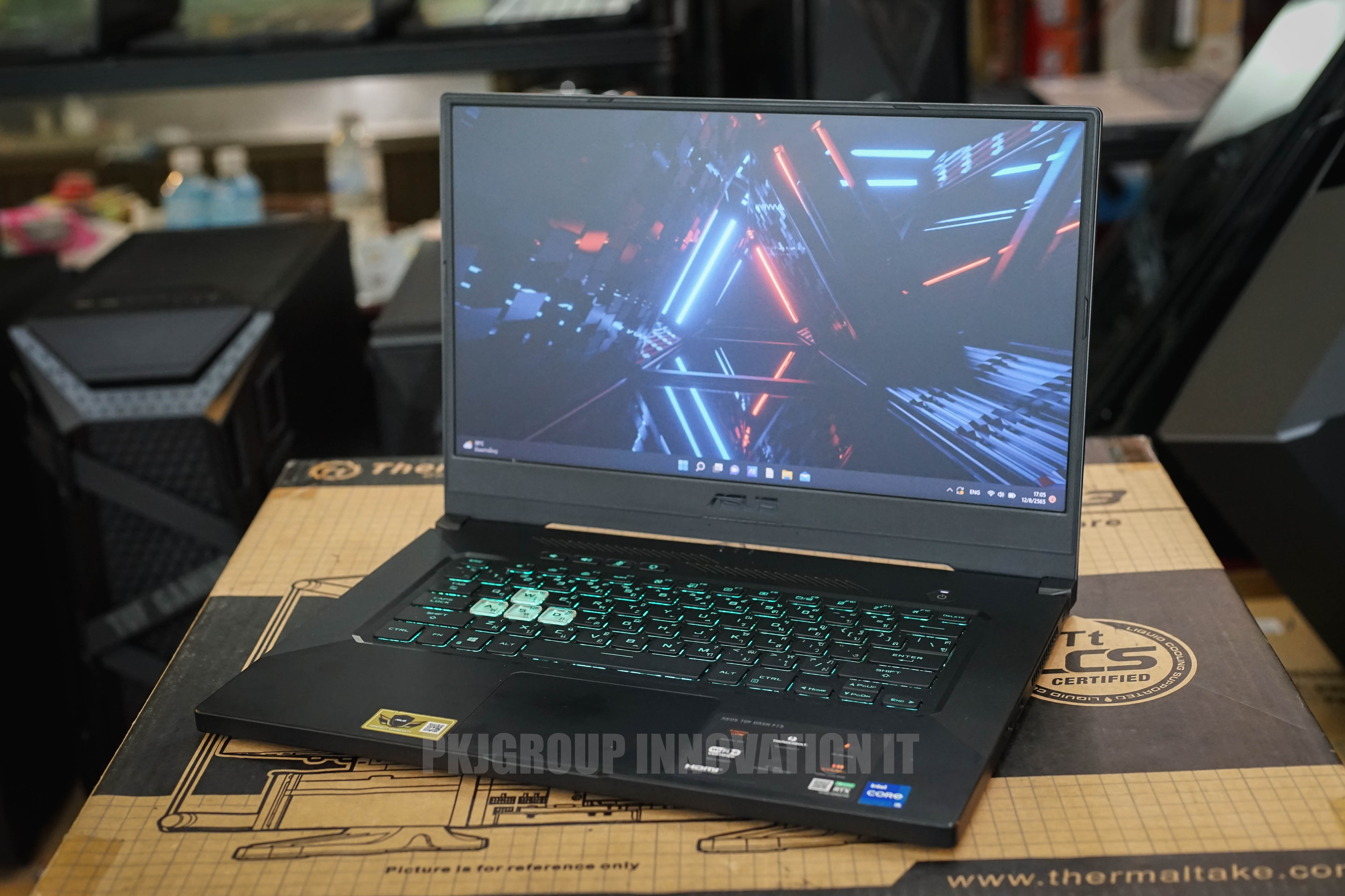 โน๊ตบุ๊คเล่นเกมมือสอง Asus TUF Gaming FX516PE-HN004T Intel core i5-11300H RTX3050Ti RAM 8 GB DDR 4