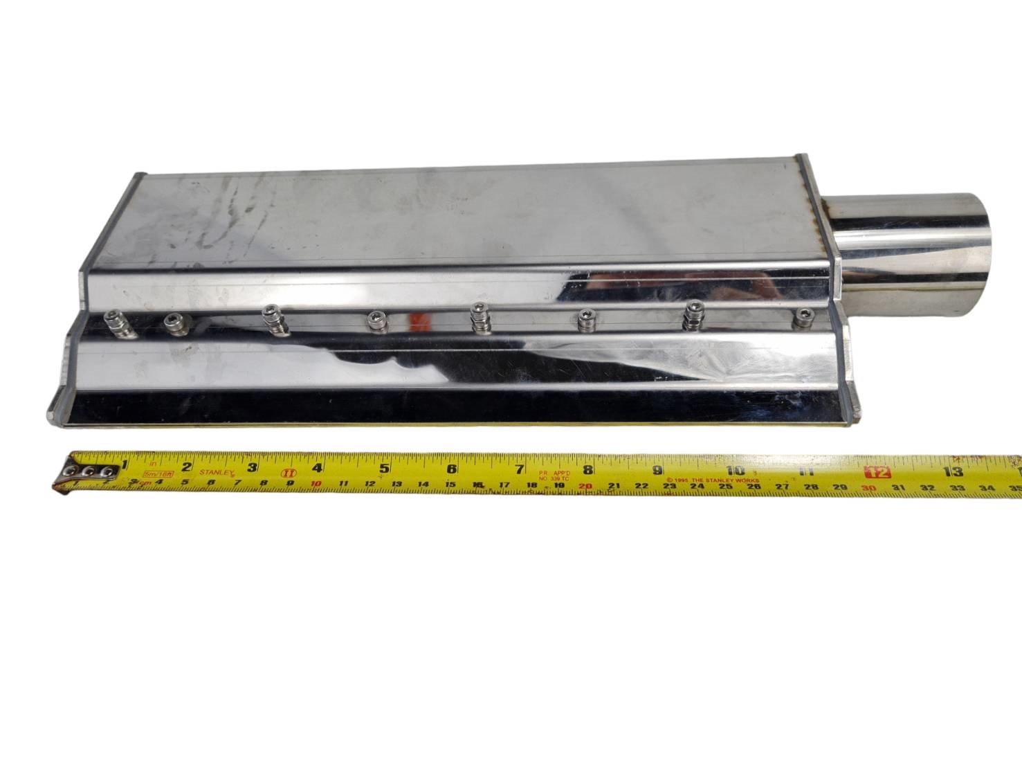 Air knife ม่านลม มีดลม หัวเป่าลมสำหรับงานเป่าแห้งชิ้นส่วนอุตสาหกรรมจากกระบวนการล้างหรือเป่าไล่น้ำจากผิวชิ้นงาน