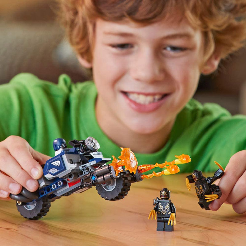 **MTS Toys**เลโก้ Lego Marvel Avengers 76123 : Captain America Outriders Attack