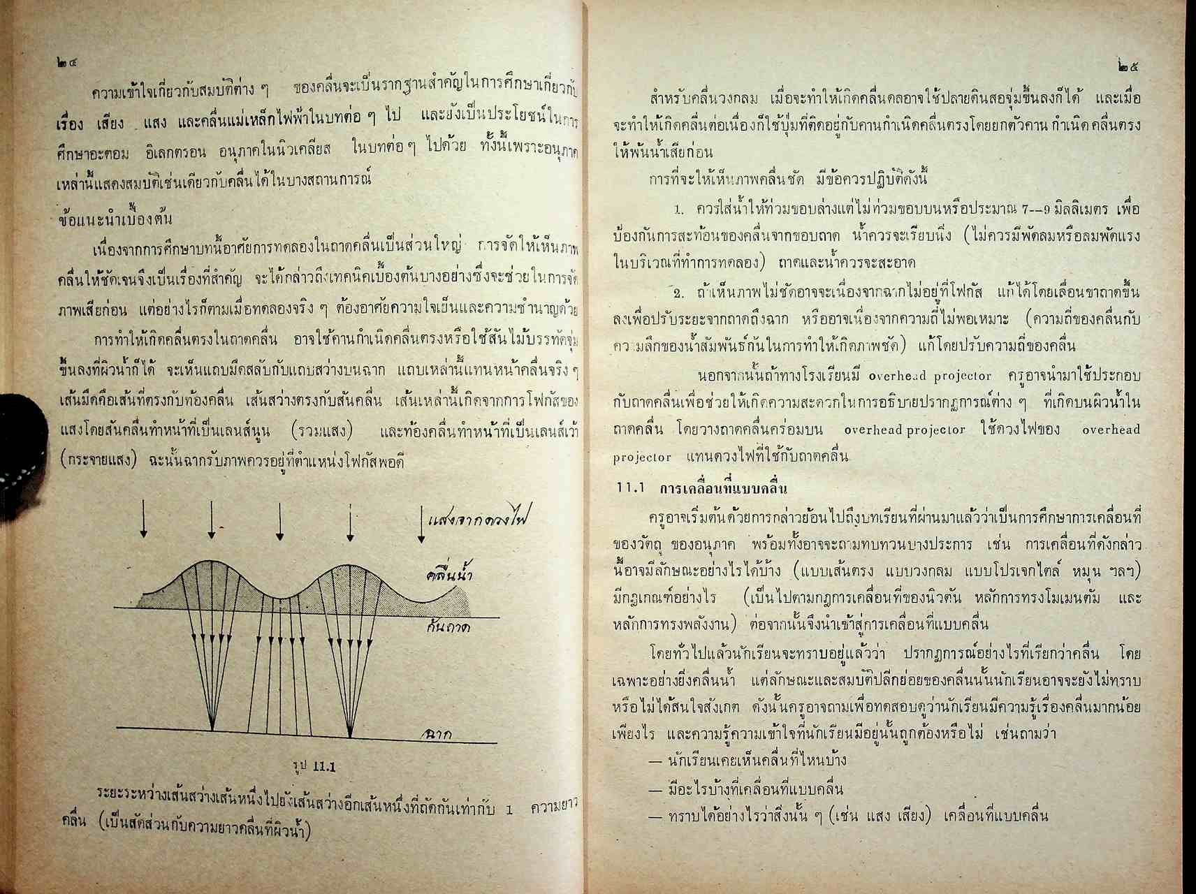 คู่มือครู วิชาฟิสิกส์ เล่ม ๓ ประโยคมัธยมศึกษาตอนปลาย ของกระทรวงศึกษาธิการ