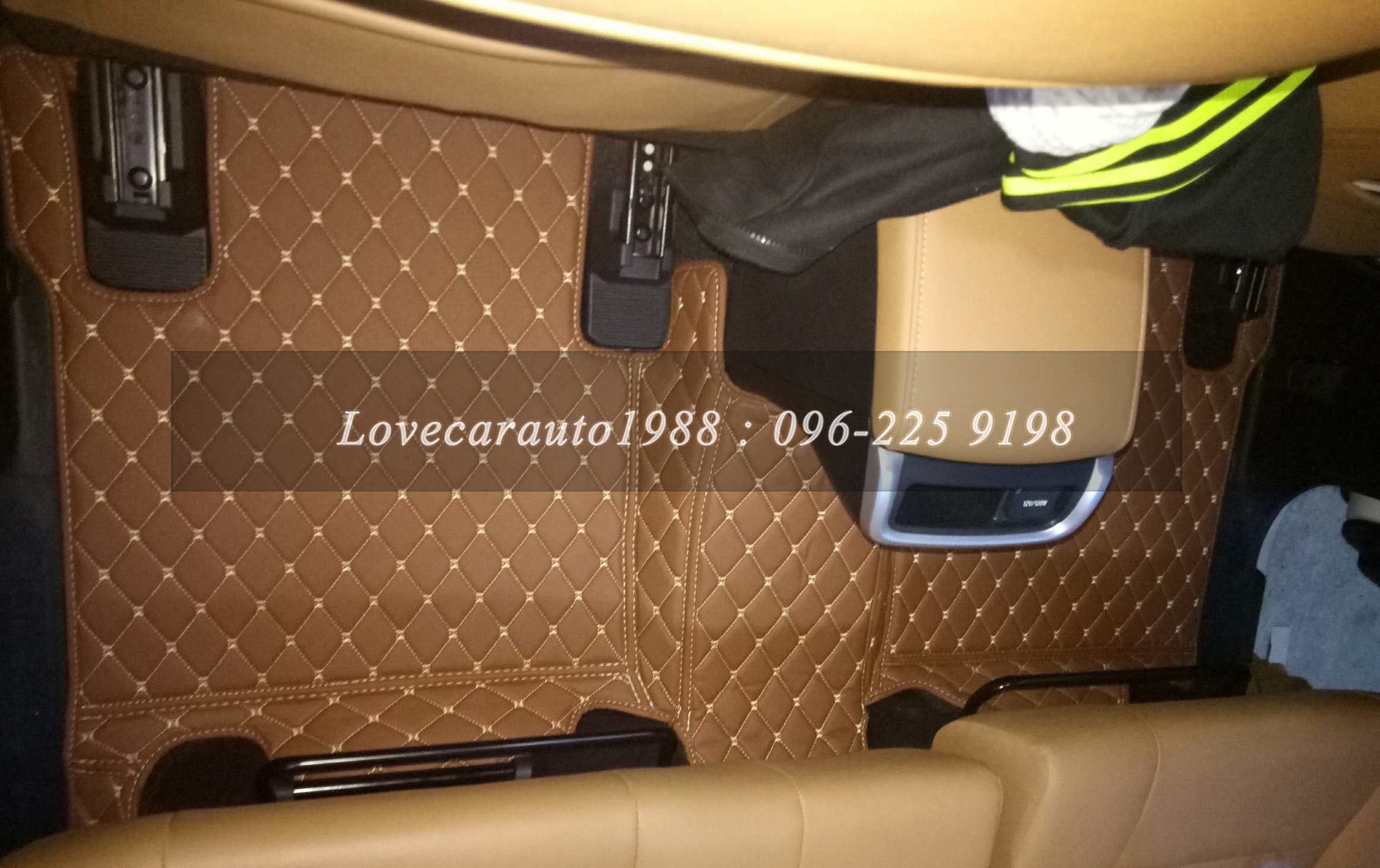 พรม6D Toyota fortuner2017 สีน้ำตาล