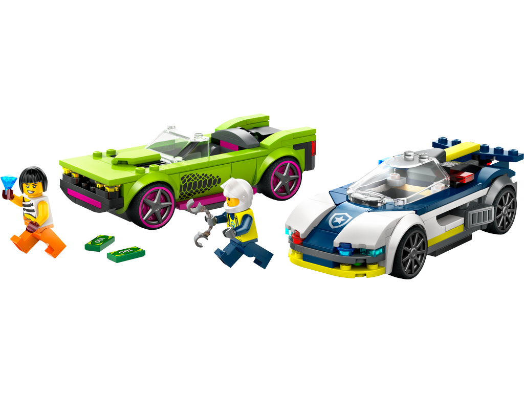 **MTS Toys**เลโก้ Lego 60415 City : Police Car and Muscle Car Chase