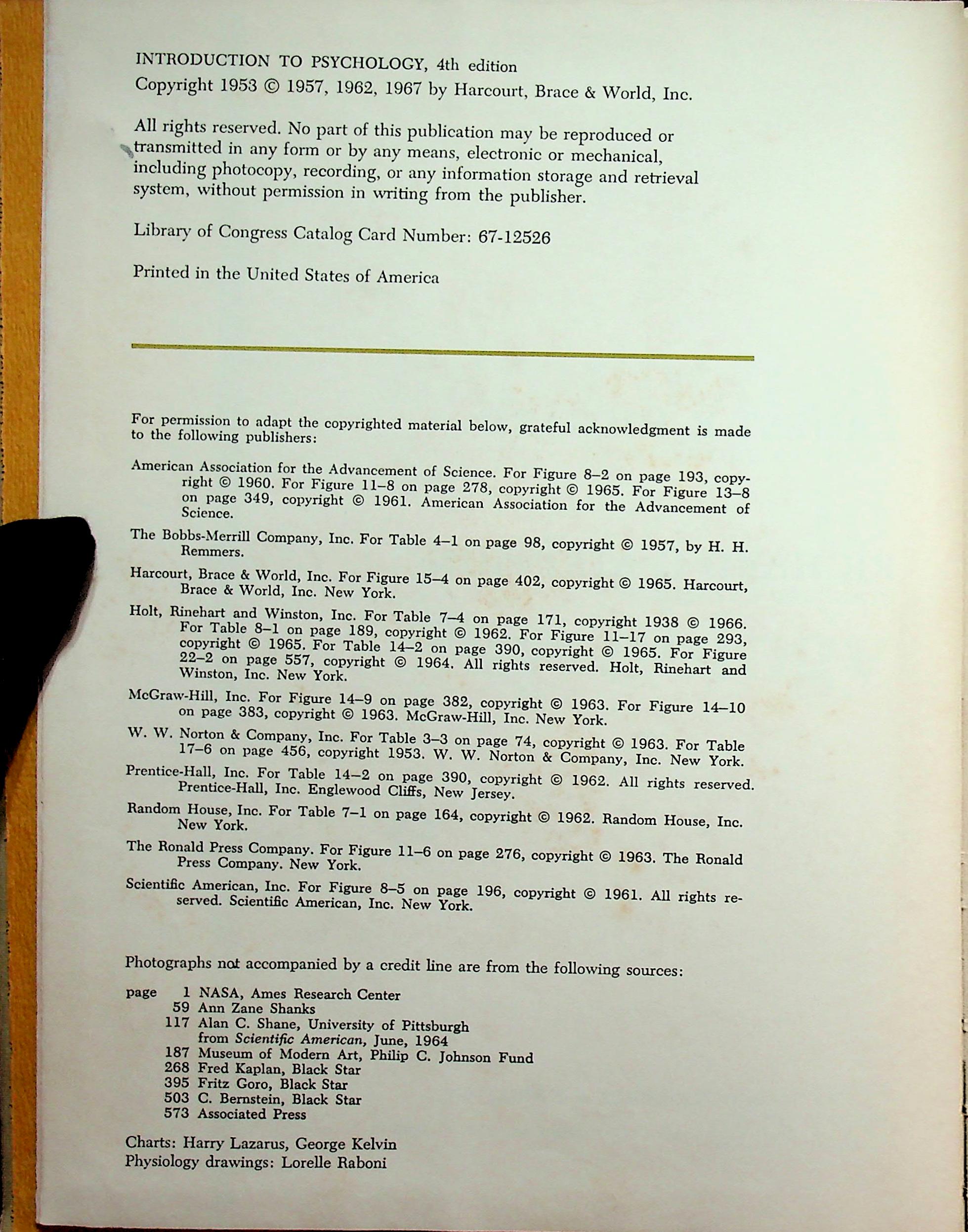 Introduction to Psychology