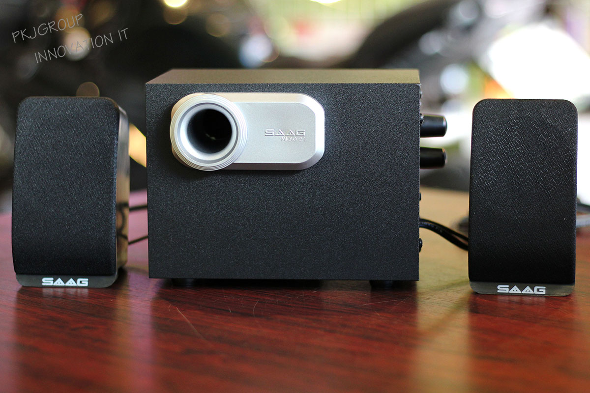 ลำโพงคอมถูกๆ Saag Micro 800W