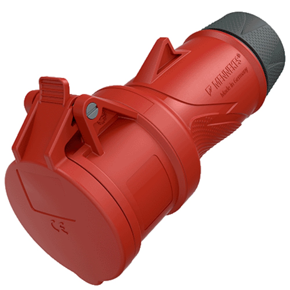MENNEKES 14510 (รหัสเดิม 5) ปลั๊กตัวเมียกลางทาง (3P+N+E) 16A 400V IP54