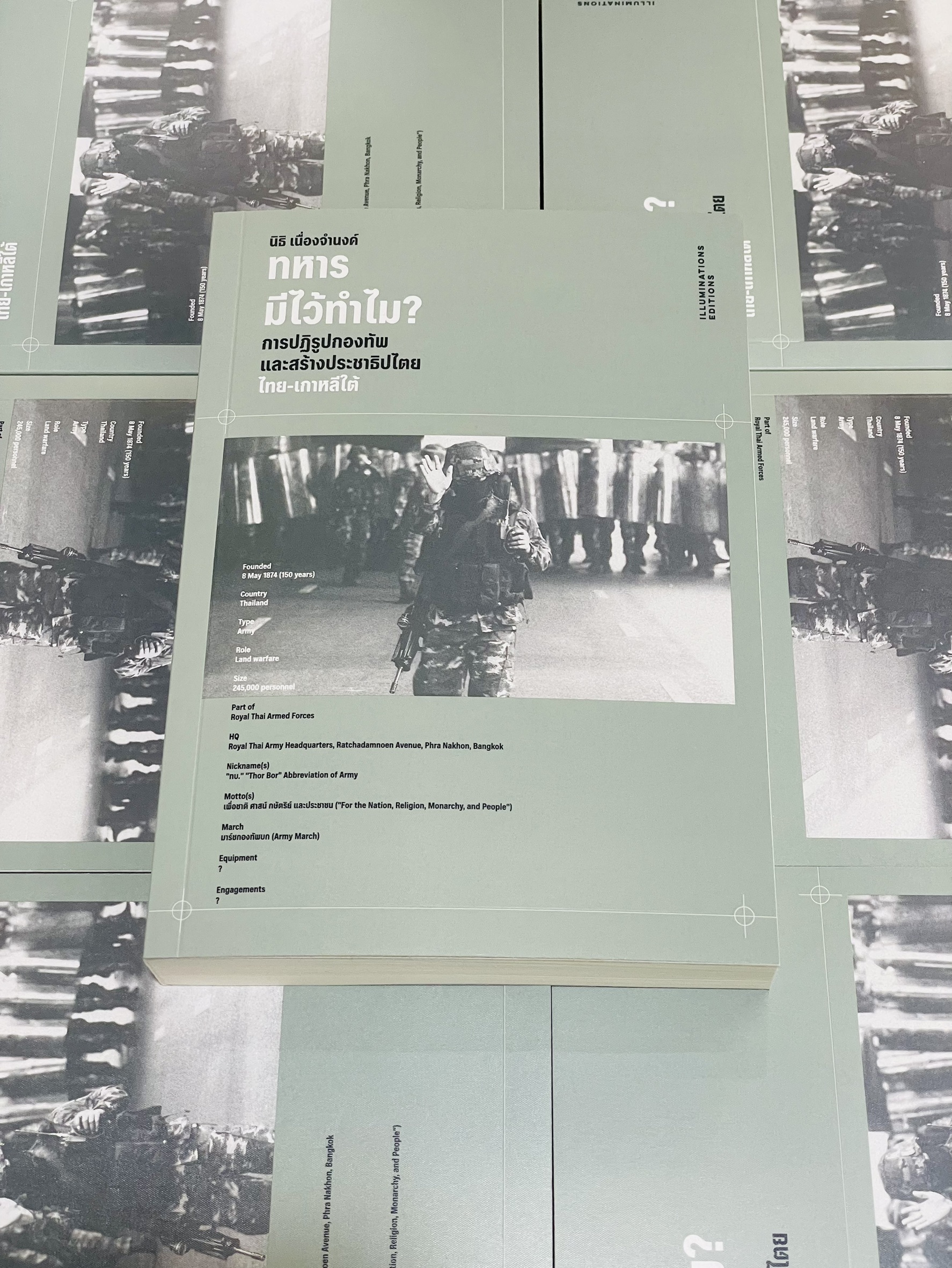 หนังสือ 'ทหารมีไว้ทำไม? : การปฏิรูปกองทัพและสร้างประชาธิปไตยไทย-เกาหลีใต้'