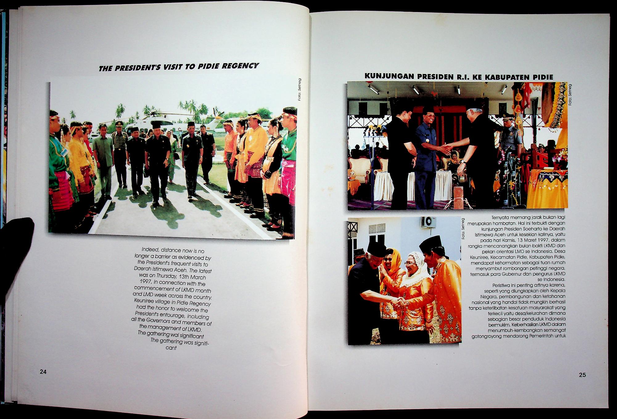 KINERJA PEMBANGUNAN ACEH DEVELOPMENT PERFORMANCE 1996/1997