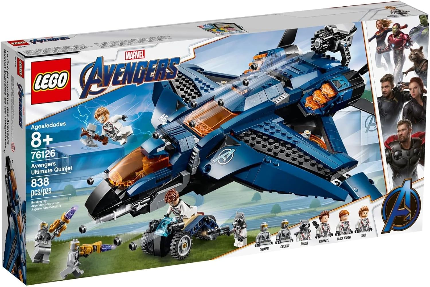 **MTS Toys**เลโก้ Lego Marvel Avengers 76126 : Ultimate Quinjet