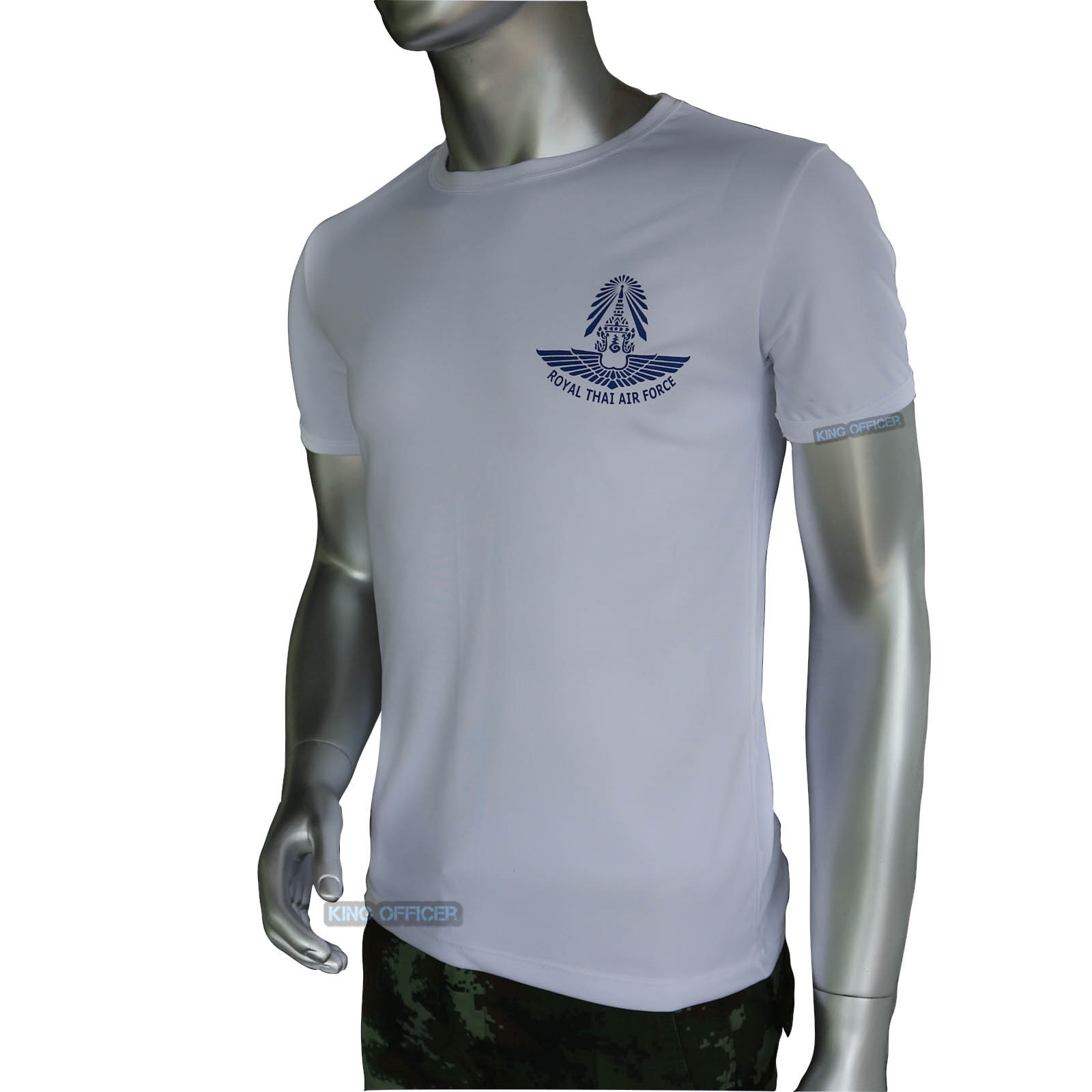 เสื้อยืด ทหารอากาศ สีขาว คอกลม (มีชำระปลายทาง)