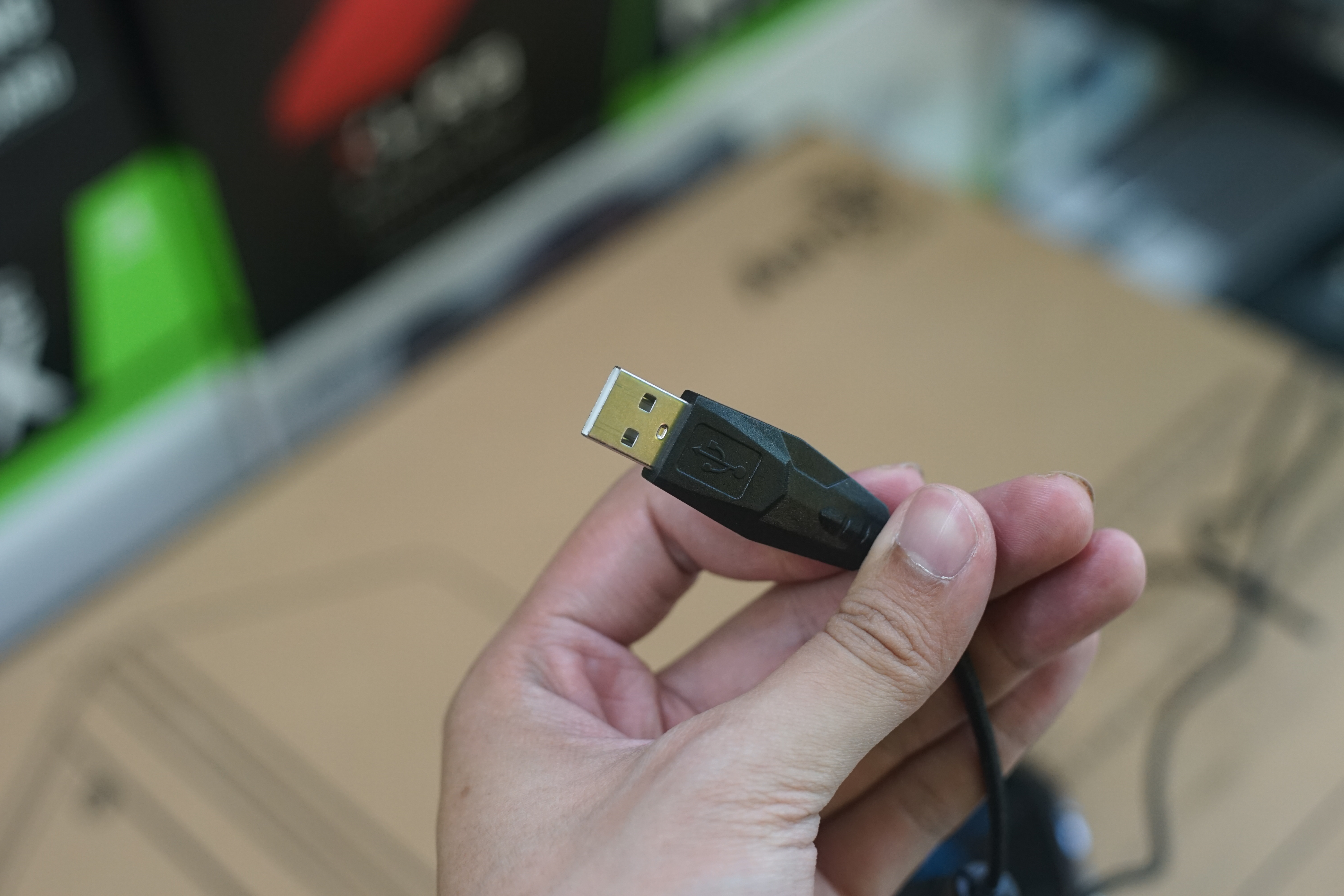 สายถัก Cablemod USB to USB-C ใช้ต่อคีย์บอร์ด