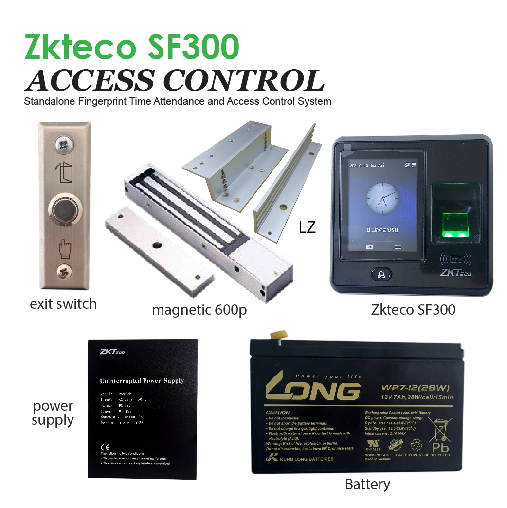 เครื่องสแกนลายนิ้วมือ Zkteco SF300